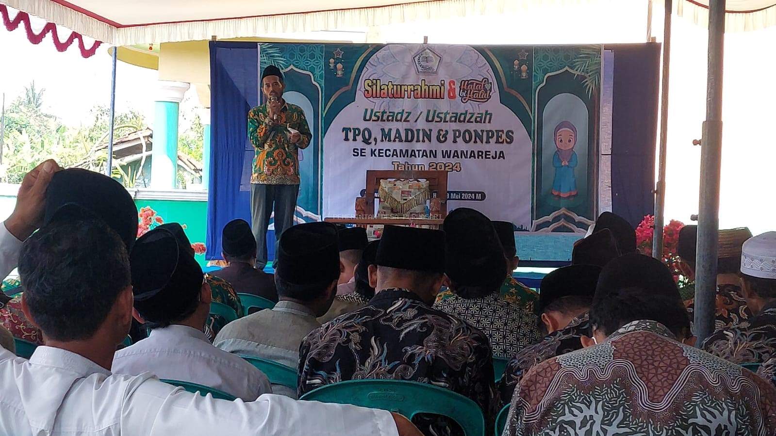 Halal Bihalal antara Ustad-Ustadzah TPQ, Madin dan Ponpes se Kecamatan Wanareja